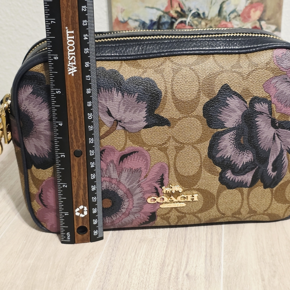 Coach Limited Edition Jes Crossbody Kaffe Fassett Purse Floral Shoulder Bag Rare - Picture 6 of 16